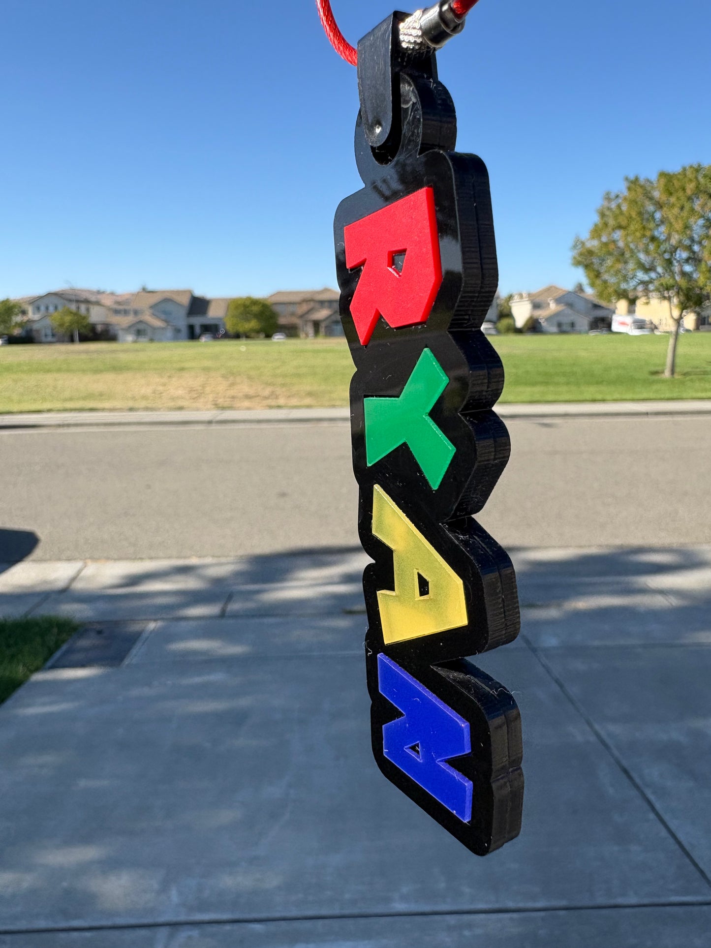 Custom Acrylic Laser-Cut Name Tags (Mario font)